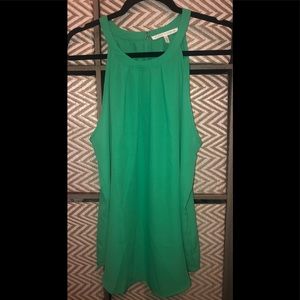 Violet + Claire kelly green halter style tank